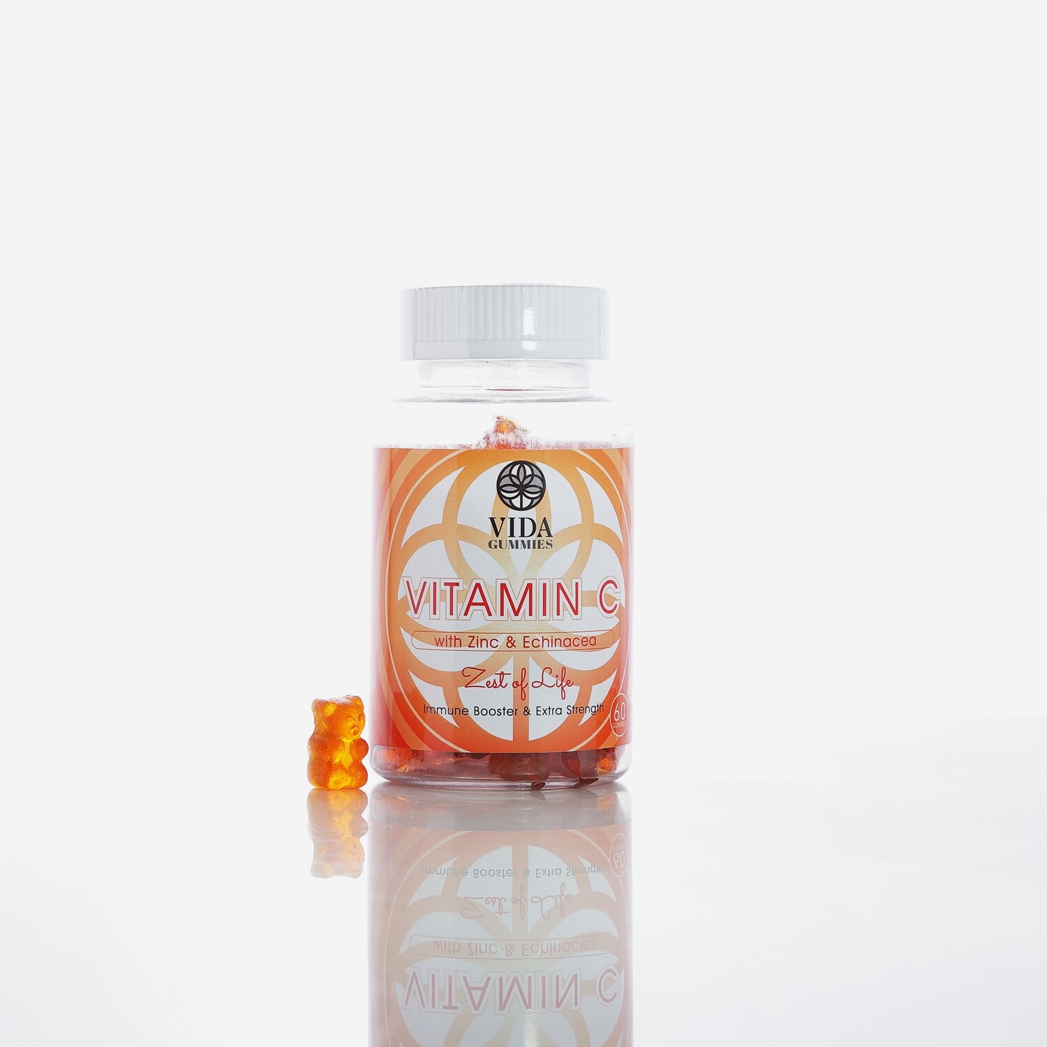 Vitamin C with Zinc and Echinacea Gummies – “Zest of Life” (60 Gummies)
