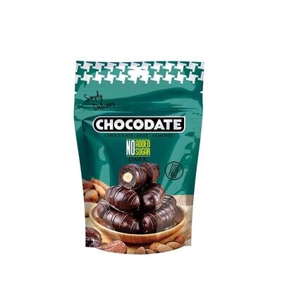 Chocodate Dark Almond No Sugar Added 100g Contents 8pcs