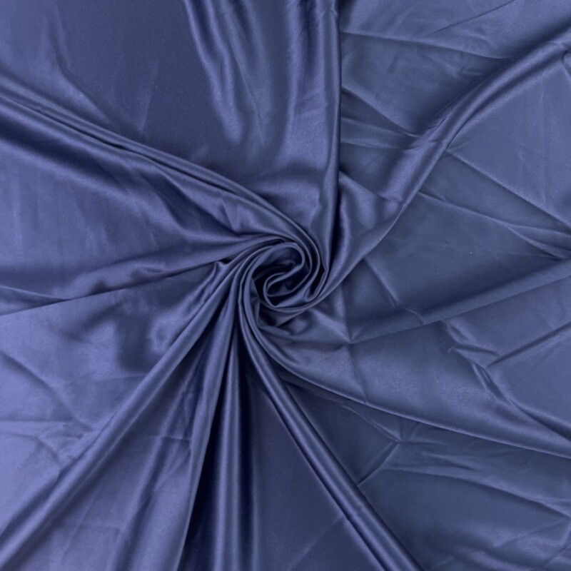 Navy - Stretch L'Amour Satin
