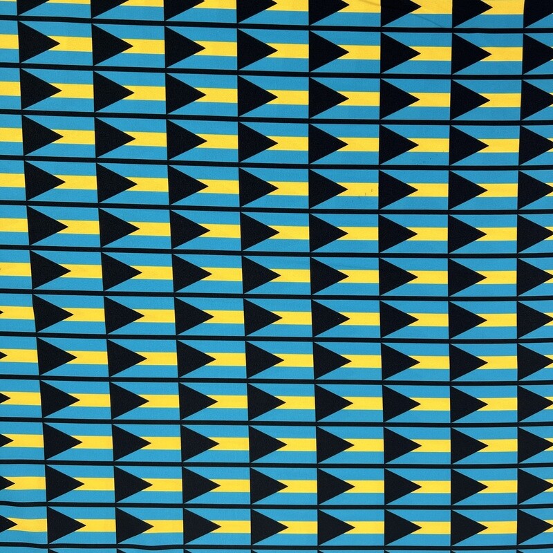 Bahamian Flag Fabric