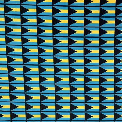 Bahamian Flag Fabric