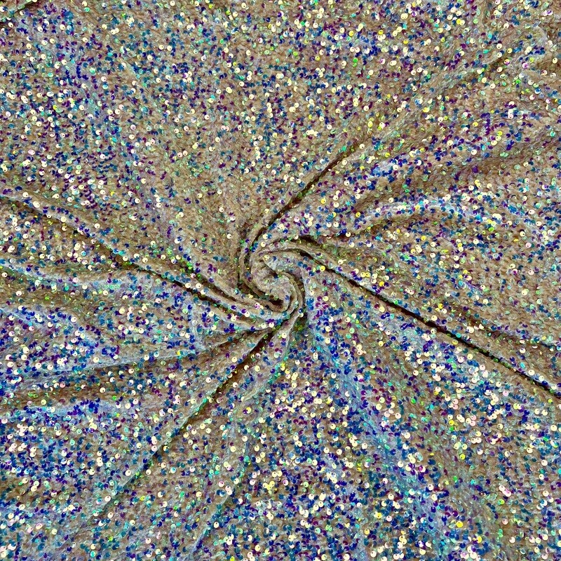Gold - Iridescent Stretch Sequins
