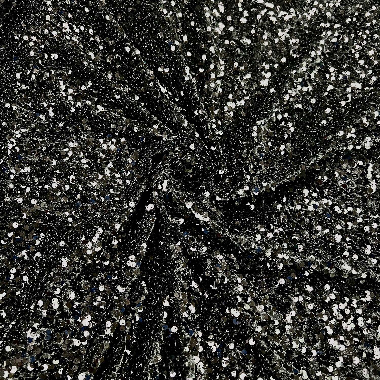Black - Stretch Sequins