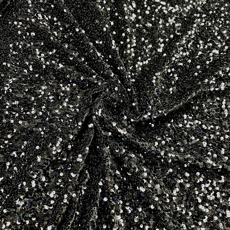 Black - Stretch Sequins