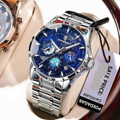 Poedagar men chronograph watch - 916