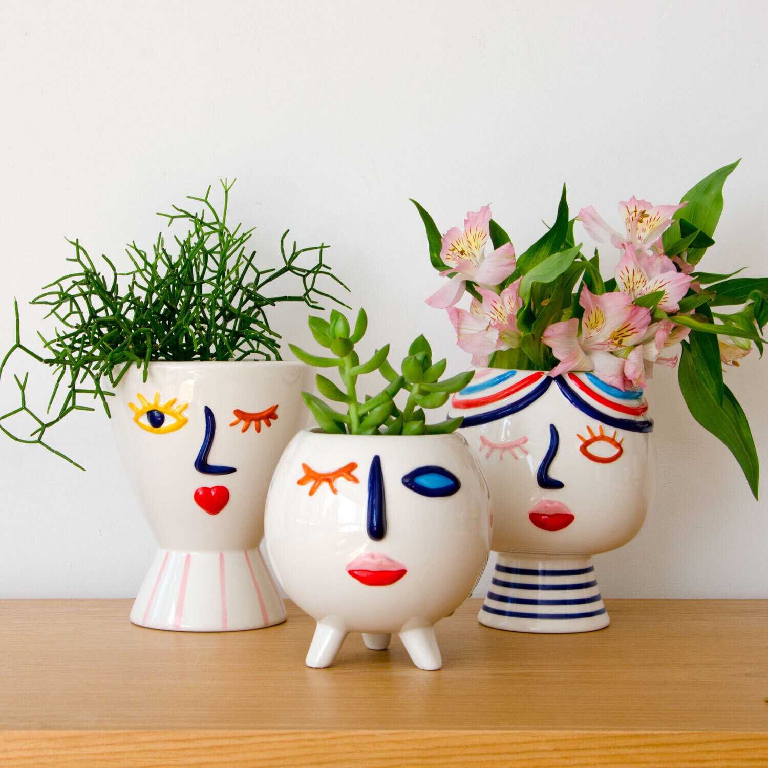 CONJUNTO VASOS CUBISTA