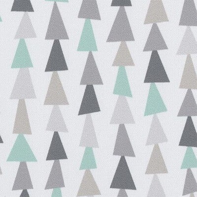 Roller Blind - BLACKOUT Fabric: Topsy Peppermint A23 Roller Blind - BLACKOUT Fabric: Topsy Peppermint A23