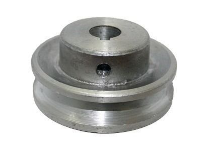 Polea de aluminio 6.1/2" 1 ranura en B Nacional