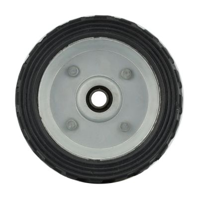 Rueda solida de hule tipo tractor, 1 rodamiento de 5/8"-7"-40 ()