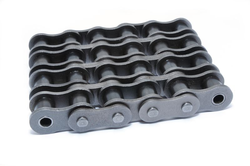 Caja de cadena de acero al carbon en pulgadas P-40-4-R (paso 1/2") CHJC