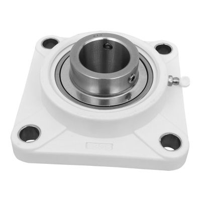 Chumacera de pared 4 tornillos inoxidable caja inoxidable SS-UCF 209-45mm (45 mm) ZSG Chumacera de pared 4 tornillos inoxidable caja inoxidable SS-UCF 209-45mm (45 mm) ZSG