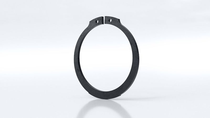 Seguro exterior de acero fosfatado en milimetros A 28 (D2100-28) (28mm-1.5mm, reposo 25.9mm) Wurth