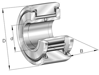 Seguidor de levas NATV 5 PP (5-16-12) SKF