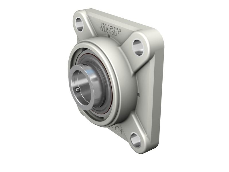 Chumacera de pared 4 tornillos inoxidable caja inoxidable FYWK 3/4 YTH SKF