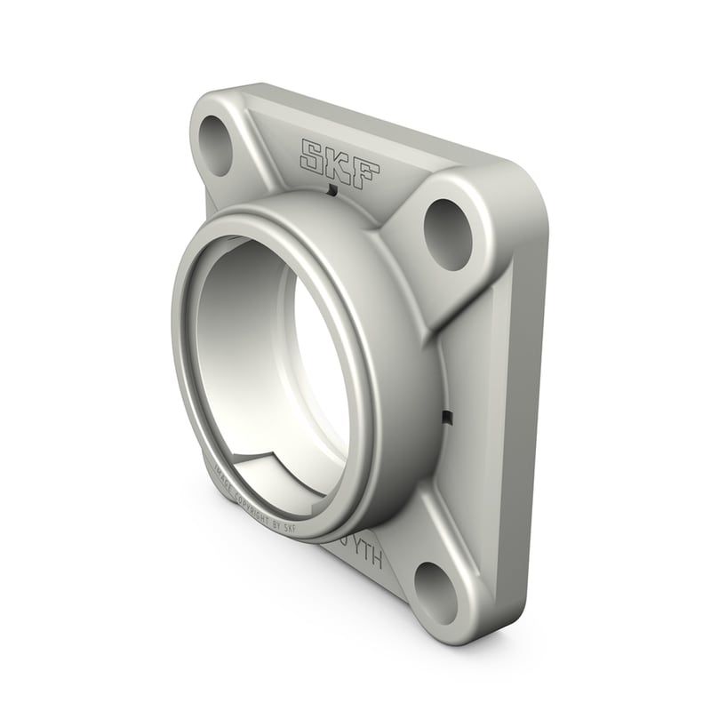 Caja de chumacera de pared 4 tornillos inoxidable FYWK 507 Y SKF