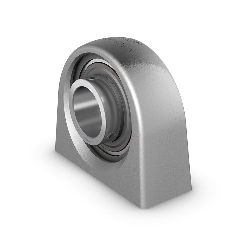 Chumacera de piso recortada inoxidable caja inoxidable SYFWK 40 LTHR SKF