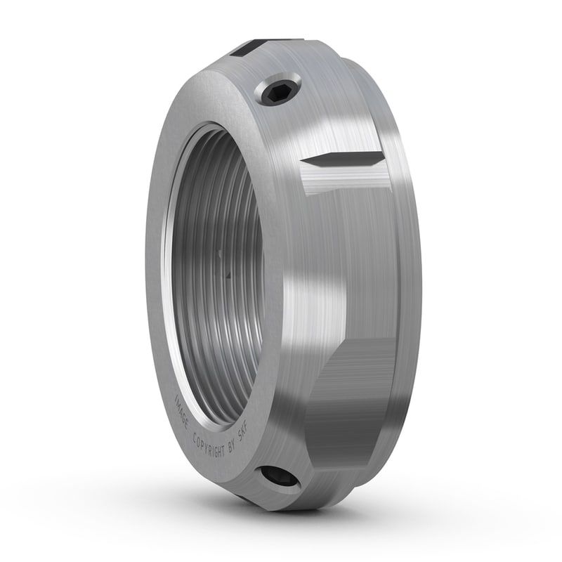 Tuerca en milimetros con pasadores de fijacion KMT 9 (rosca M45X1.5) SKF