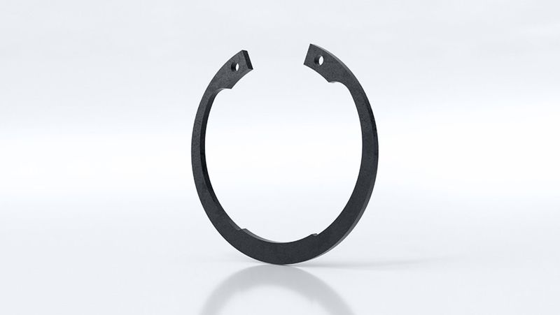 Seguro interior de acero fosfatado en mliimetros J 23 (D2000-23) (23mm-1.2mm, reposo 24.6mm) Wurth