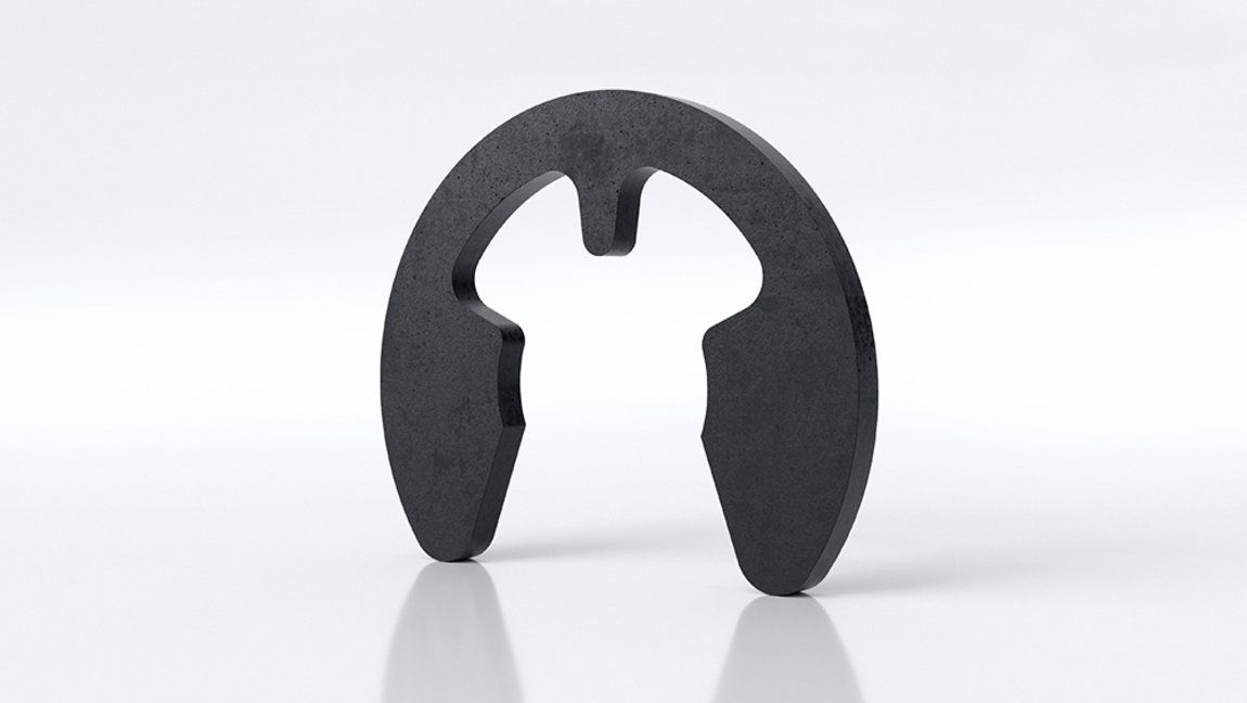 Seguro tipo E de acero inoxidable en pulgadas X2133-43-SS (X5133-43-SS) (0.4375") Generico