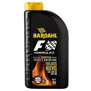 Aceite sintetico multigrado para motor SAE-25W50 Formula 1 (946ml) Bardahl