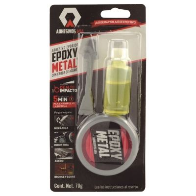 Pegamento epoxico c/acero, lata (70gr)