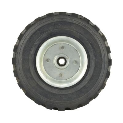 Rueda solida de hule tipo tractor, 1 rodamiento de 5/8 Rueda solida de hule tipo tractor, 1 rodamiento de 5/8"-9"-40 () Generico