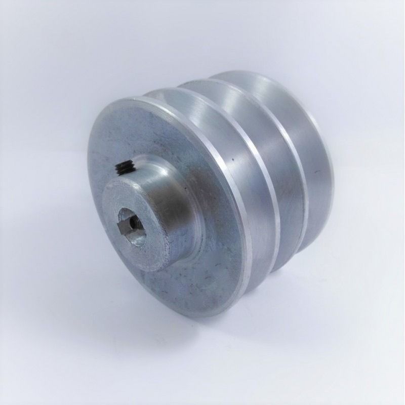 Barreno para polea de aluminio 3 ranuras de 2.1/4" cu�ero de 1/2"