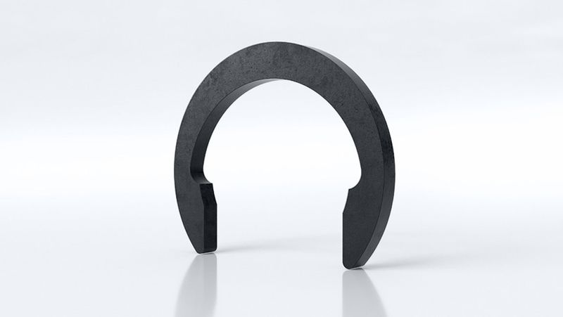 Seguro tipo C de acero fosfatado en pulgadas 2103-28 (5103-28) (0.28125") Generico