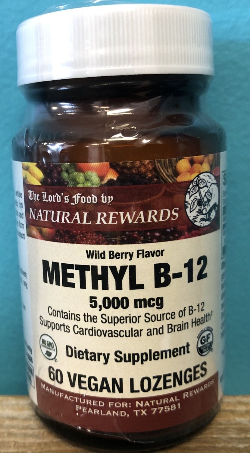 Methyl B-12  5,000 mcg (wild berry flavor)