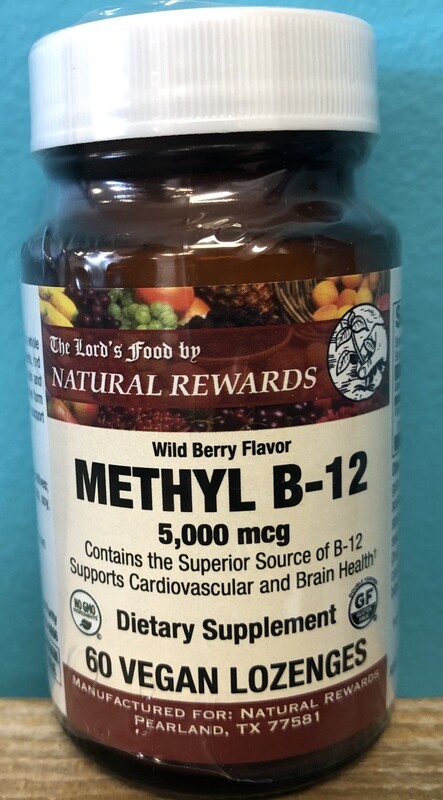 Methyl B-12  5,000 mcg (wild berry flavor)