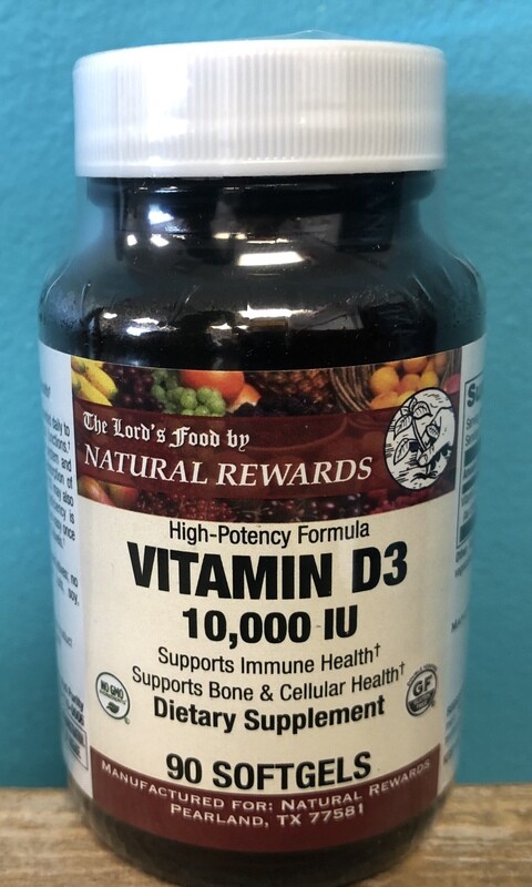 Vitamin D3 10,000 IU *High-Potency Formula