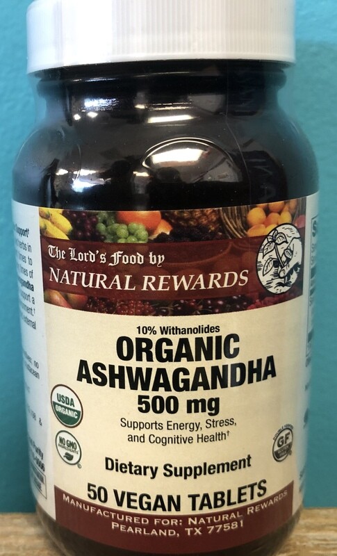 Organic Ashwagandha 500 mg