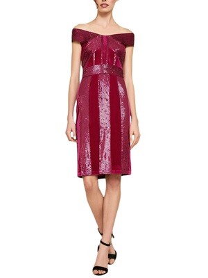 Vestido de terciopelo y lentejuelas