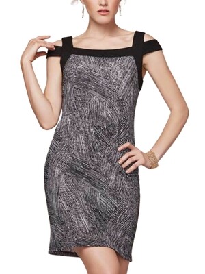 Vestido de punto con manga corta