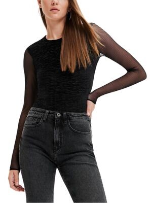 Desigual Body mangas tul transparentes