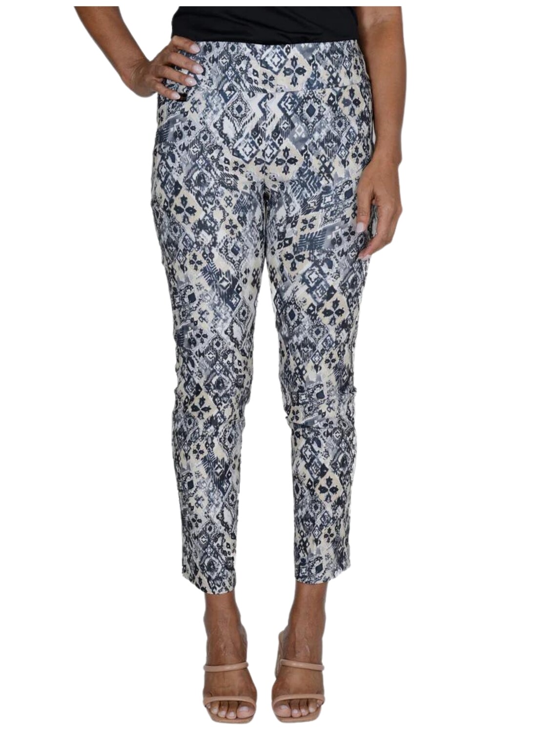 Pantalón recto de control abdominal
