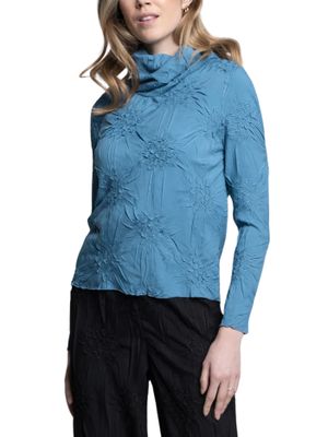 Blusa plisada