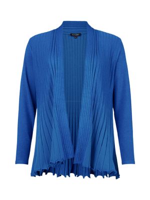 Cardigan de punto canalé