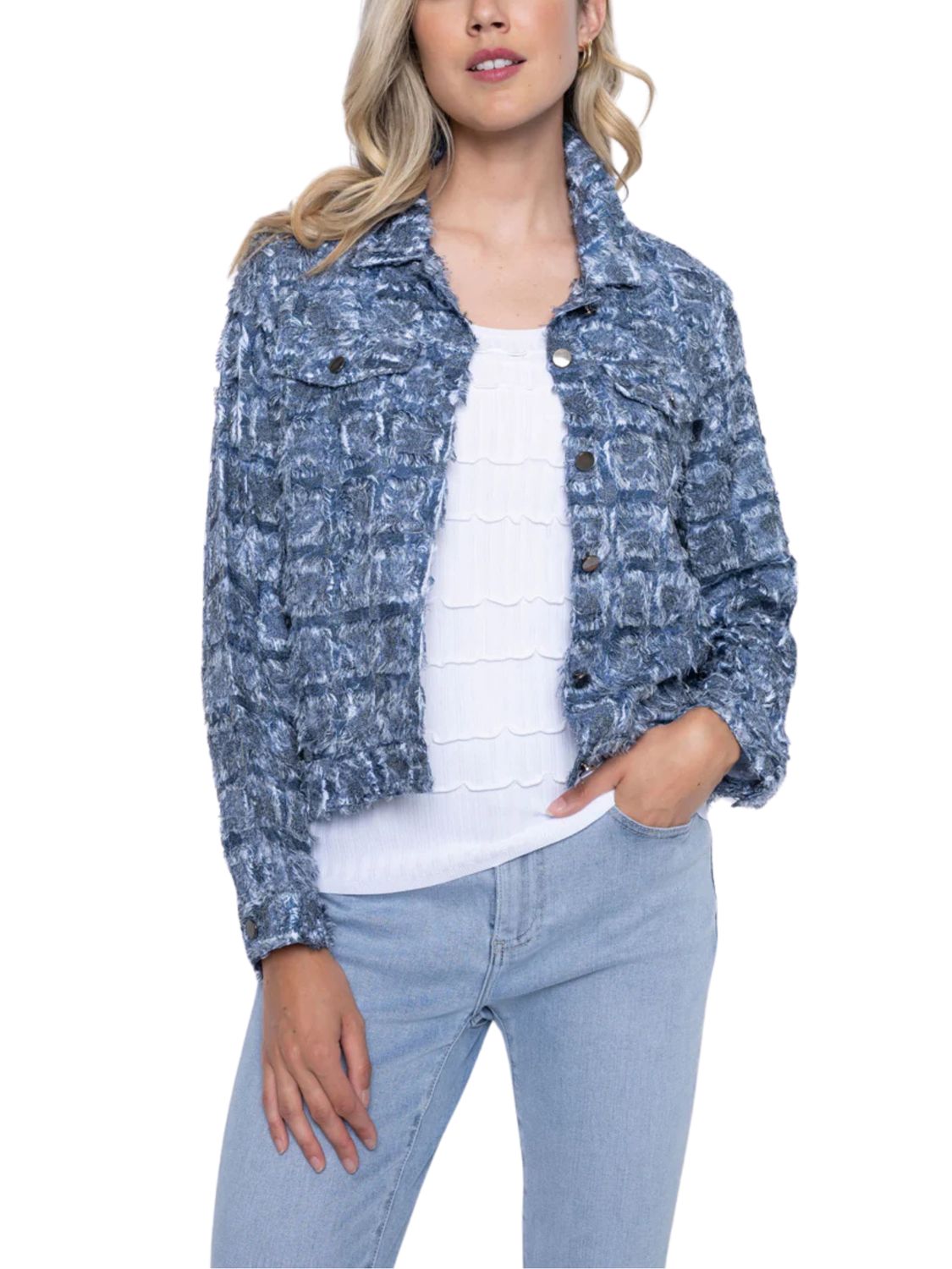 Chaqueta tipo denim