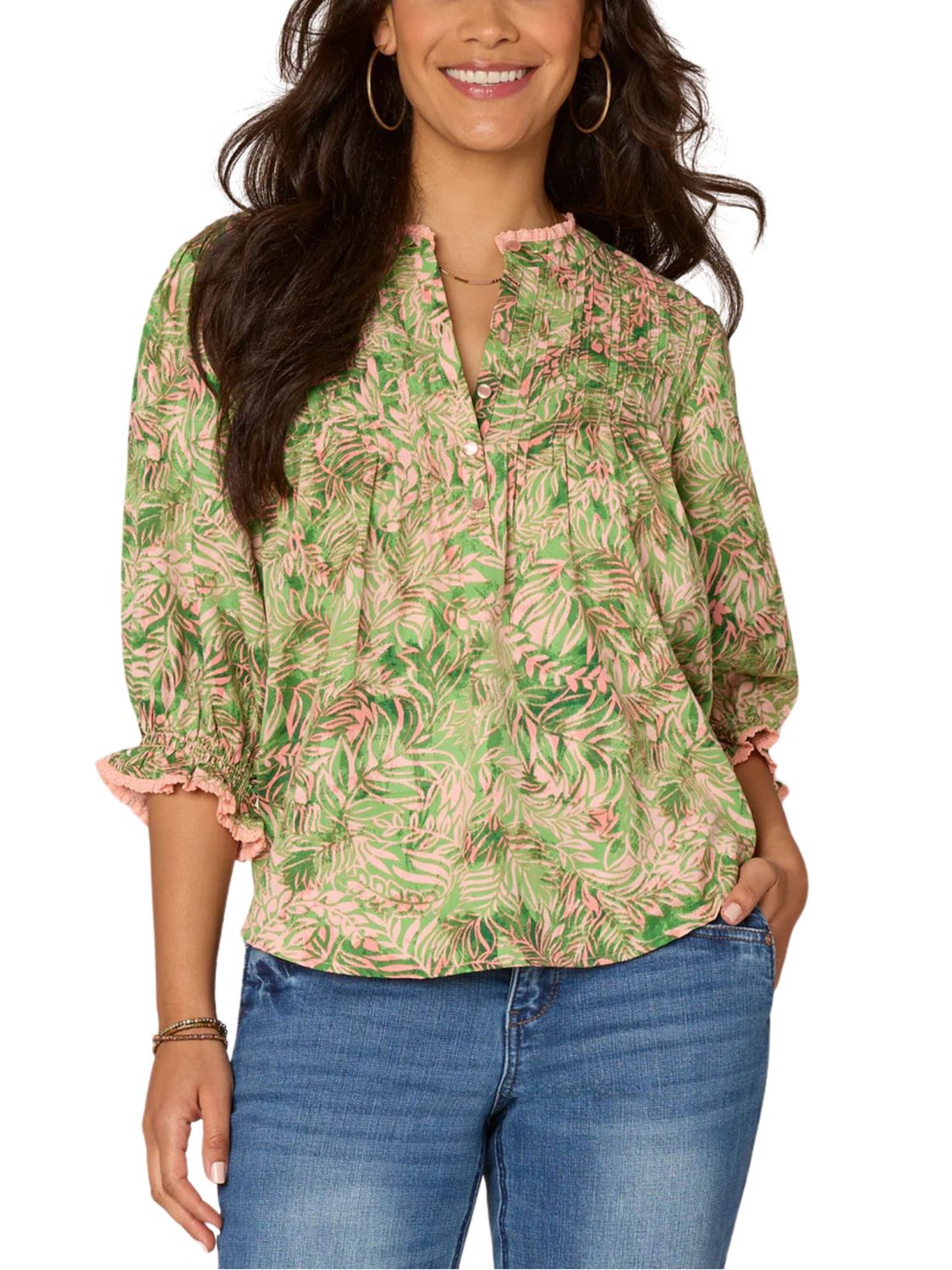Blusa de manga farol