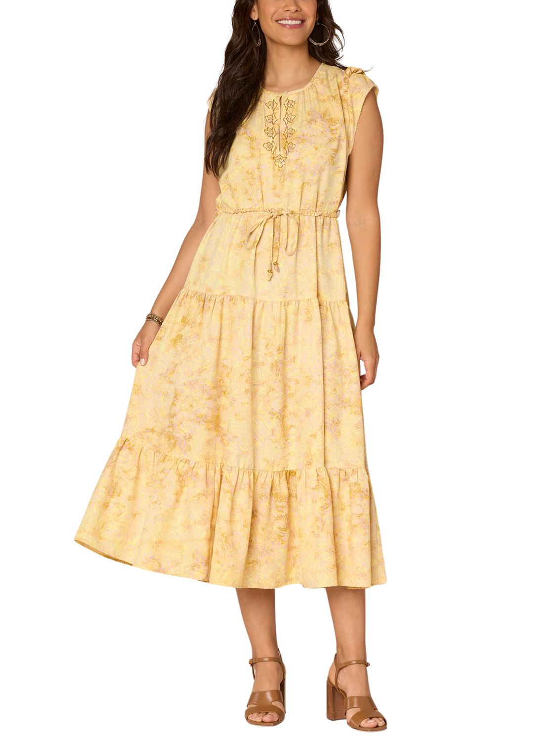 Maxi Vestido manga corta