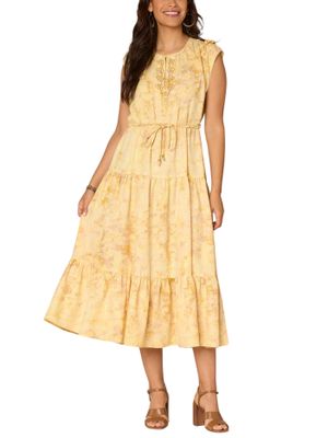 Maxi Vestido manga corta