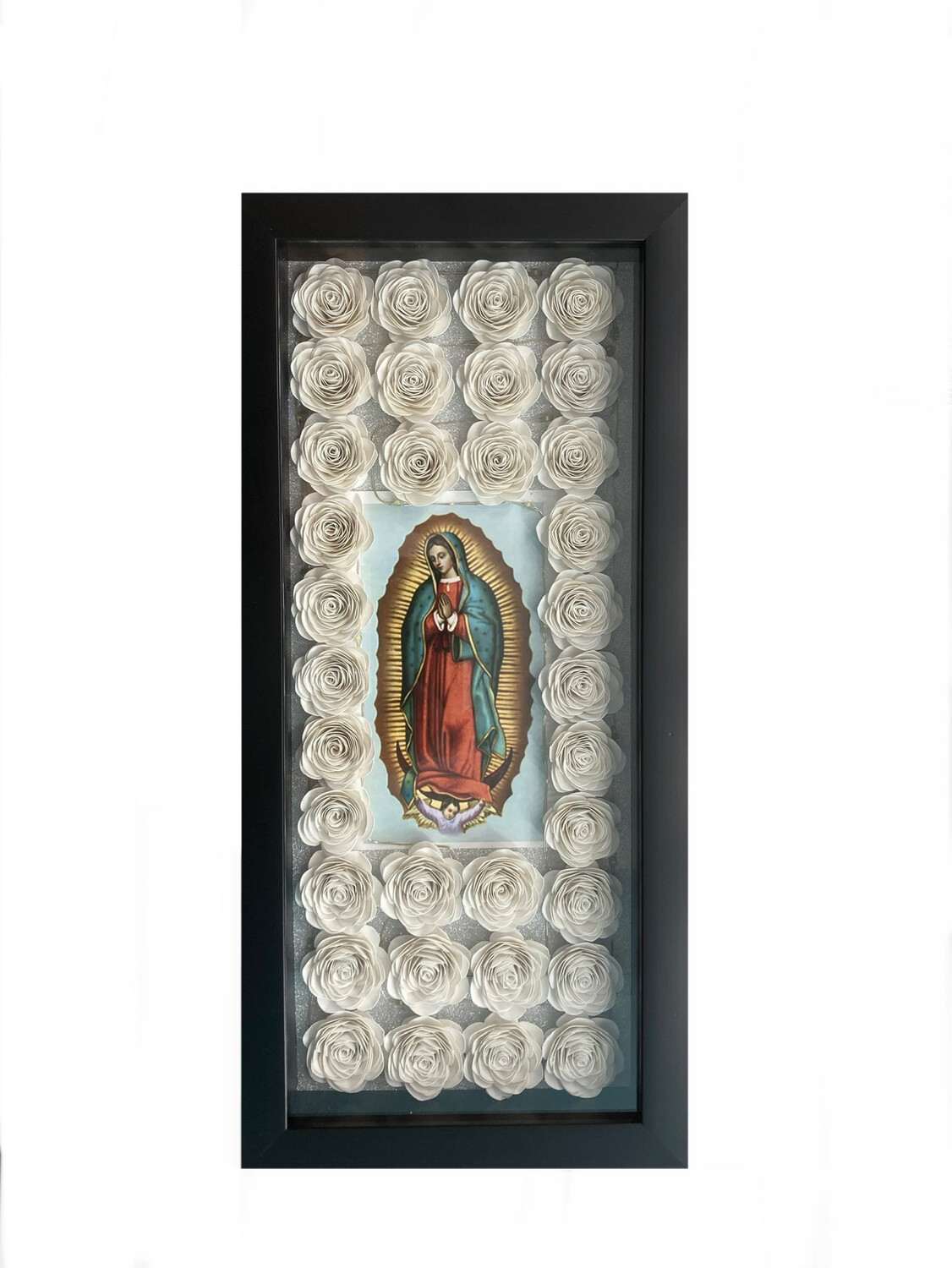 Virgensita De Guadalupe 6x14 Shadow Box