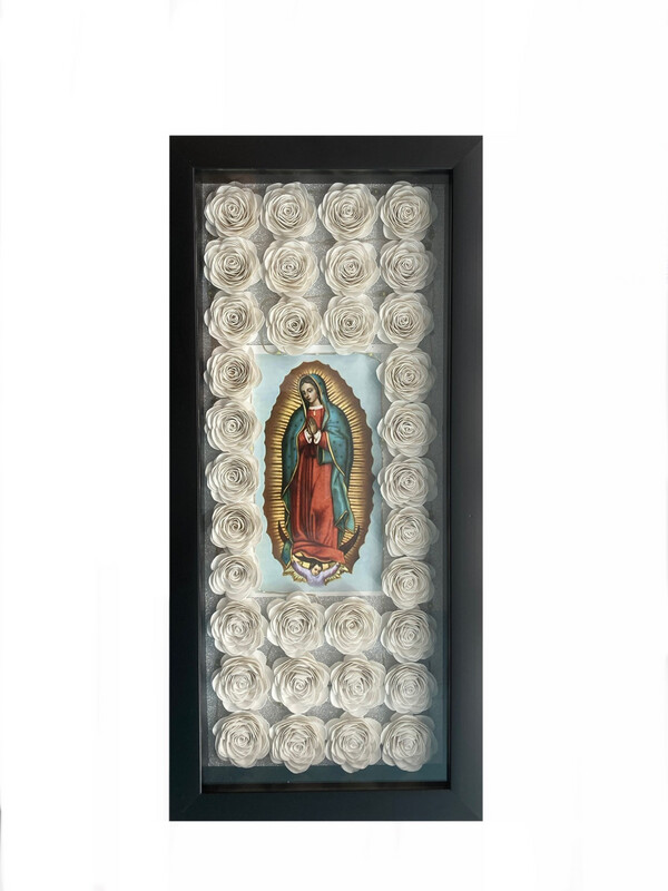 Virgensita De Guadalupe 6x14 Shadow Box