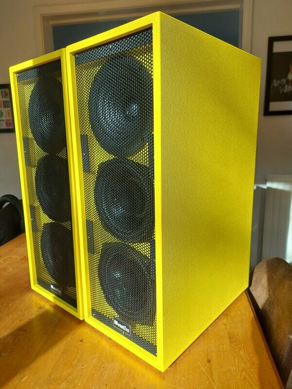 Vulcanian's smooth painted  finish / Sulphur Yellow price (per pair)