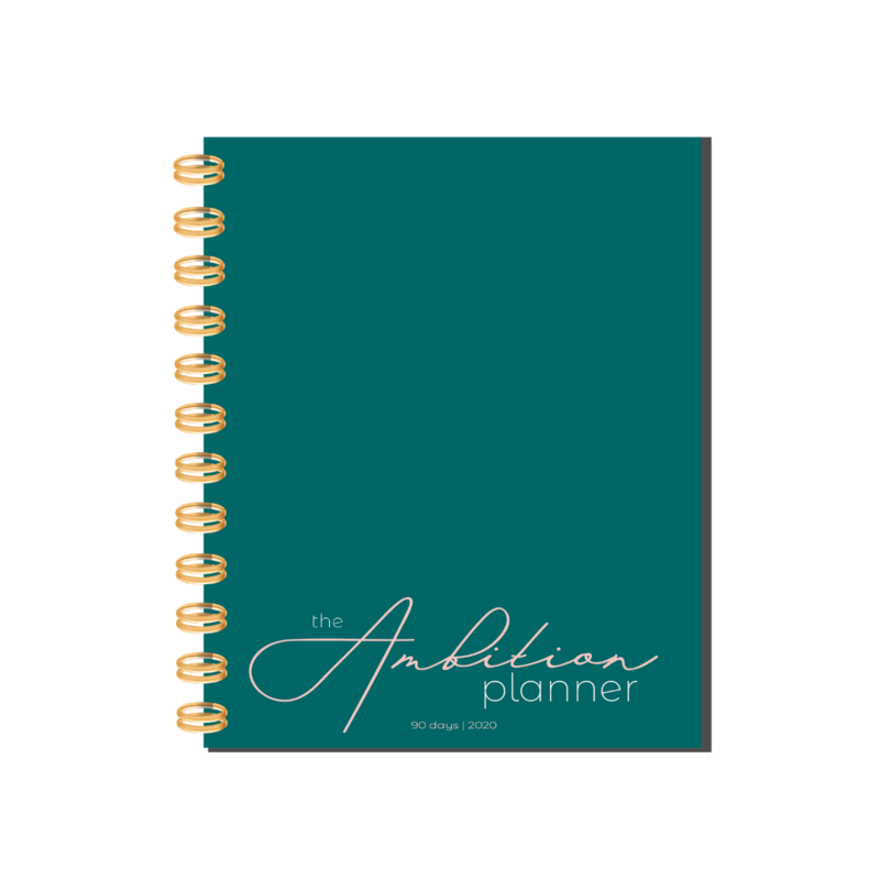 The Ambition Planner 90 Day (Emerald)
