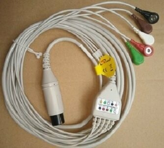 5 Leads ECG Cable with clips