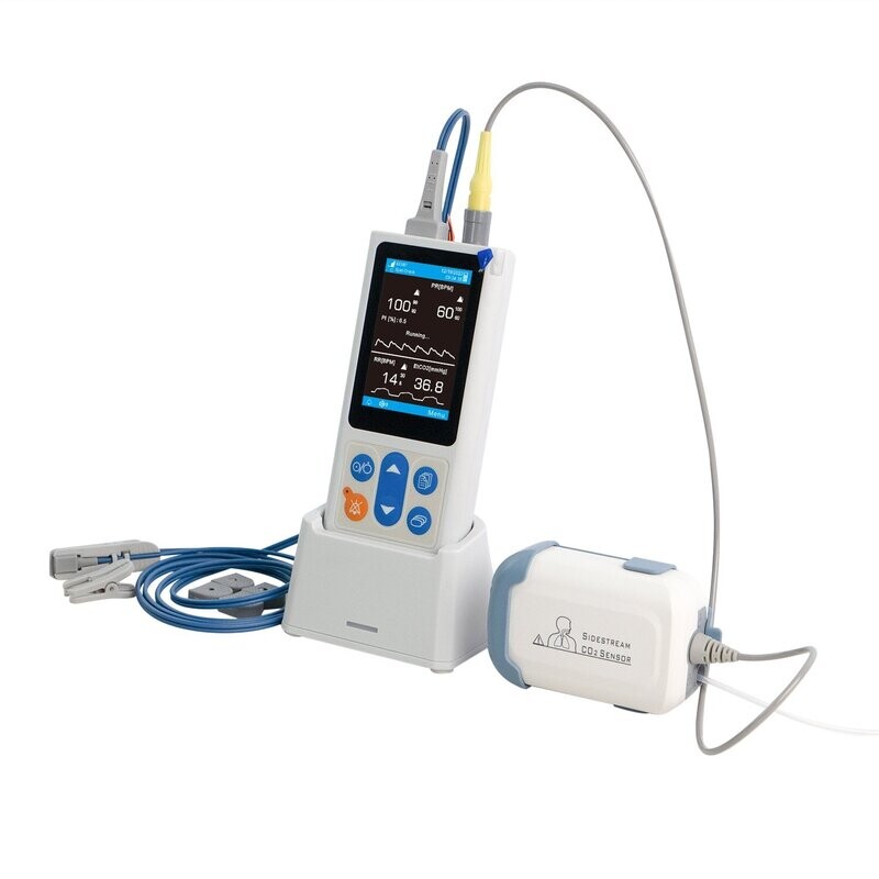 uPM60VCS Veterinary Capnography Monitor - SPO2 PR RESP ETCO2(sidestream)