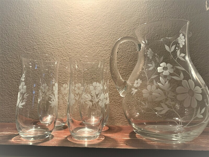 Juice Serving Set Glass Ware