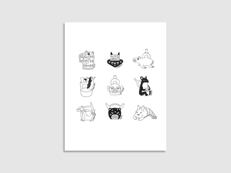 Cerámicas del Antiguo Perú Print